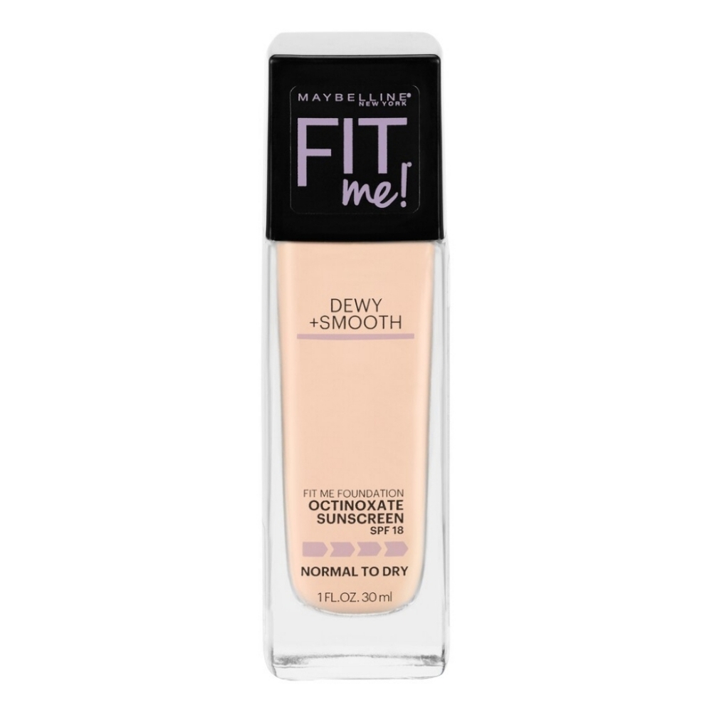 *3/15* NEW Maybelline Fit Me! Dewy + Smooth Foundation Porcelain 110
